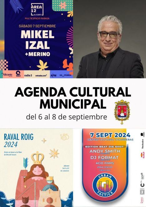 Agenda de cultura y ocio de Alicante del 6 al 8 de septiembre