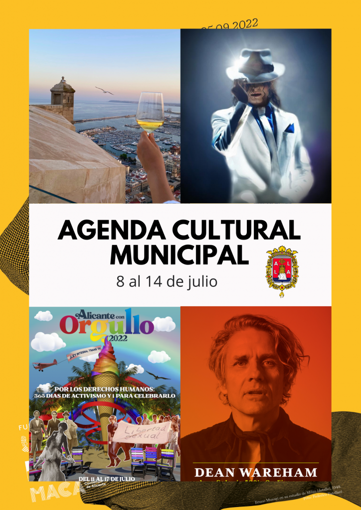 Agenda Cultural de Alicante del 8 al 14 de julio